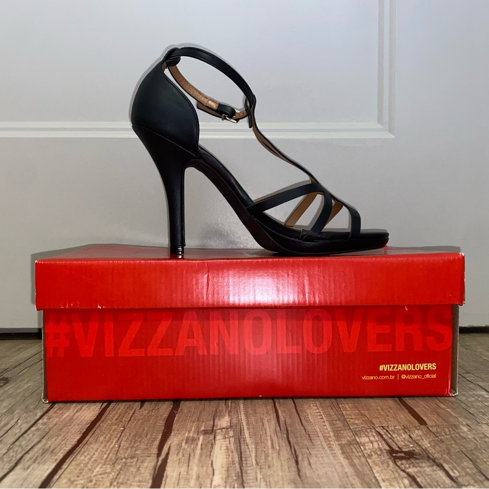 Black Open-Toe Heels